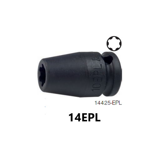SKI - สกี จำหน่ายสินค้าหลากหลาย และคุณภาพดี | KOKEN 14425-EPL ลูกบ๊อกซ์ลม ท๊อกซ์พลัส EP/EPL ขนาด 1/2นิ้ว-14EPL